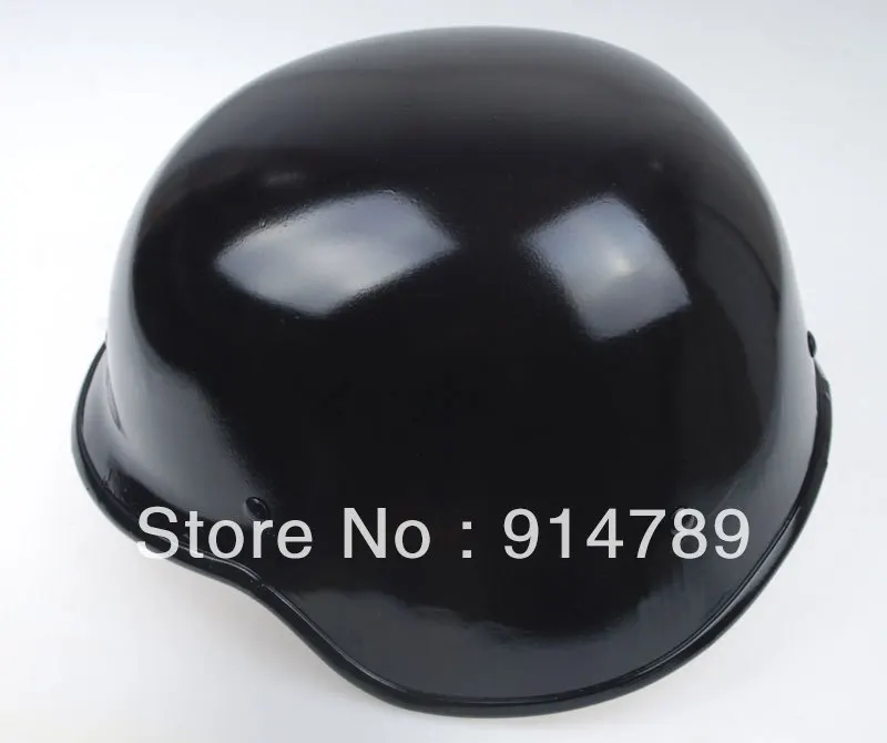 US SWAT AIRSOFT M88 STYLE STEEL HELMET GLOSSY BLACK-33365 | Тематическая одежда и униформа