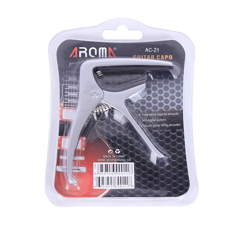 4 шт. серебристого цвета искусственный брикет гитары металлический сплав