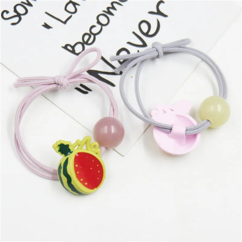 1 шт. милые Арбузные эластичные резинки для волос женщин простая повязка головы