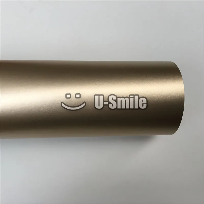 Премиум шампанское золото Сатин Матовый металлический виниловый пленка