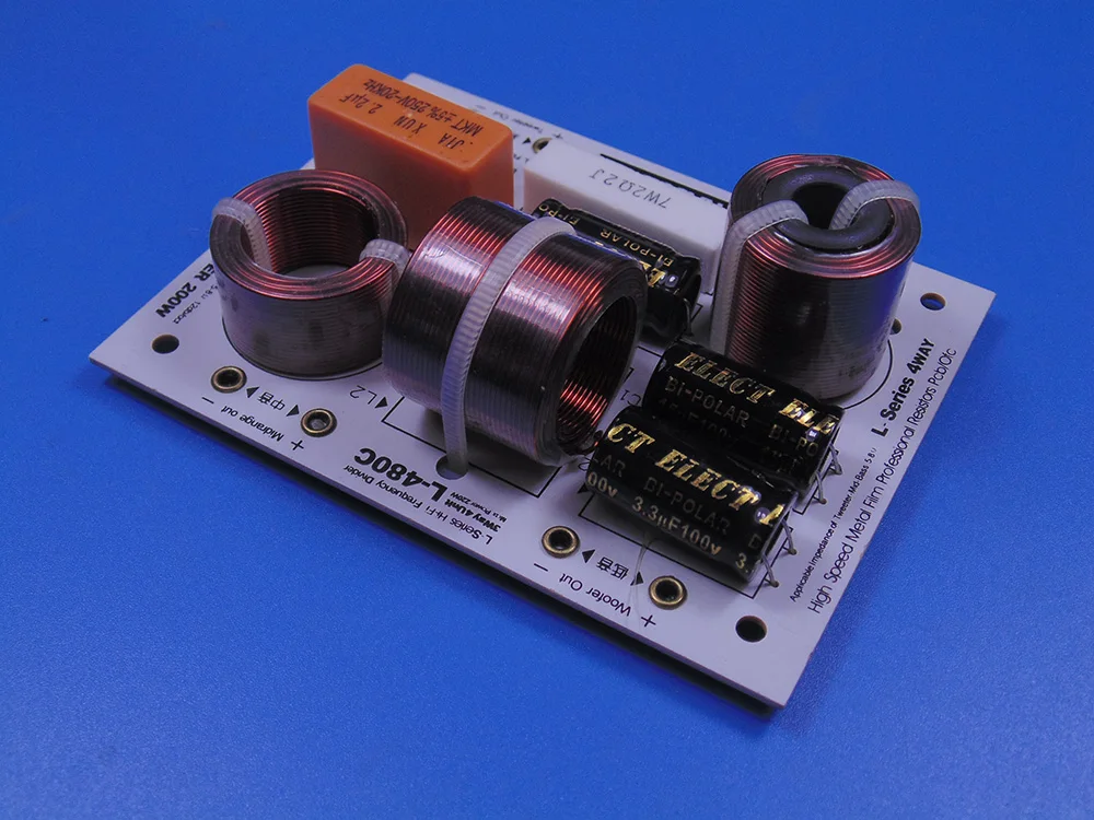 2pcs KASUN L-480C 3 Way 4 блок 200 Вт Hi-Fi аудио динамик кроссовер с делителем частоты фильтры