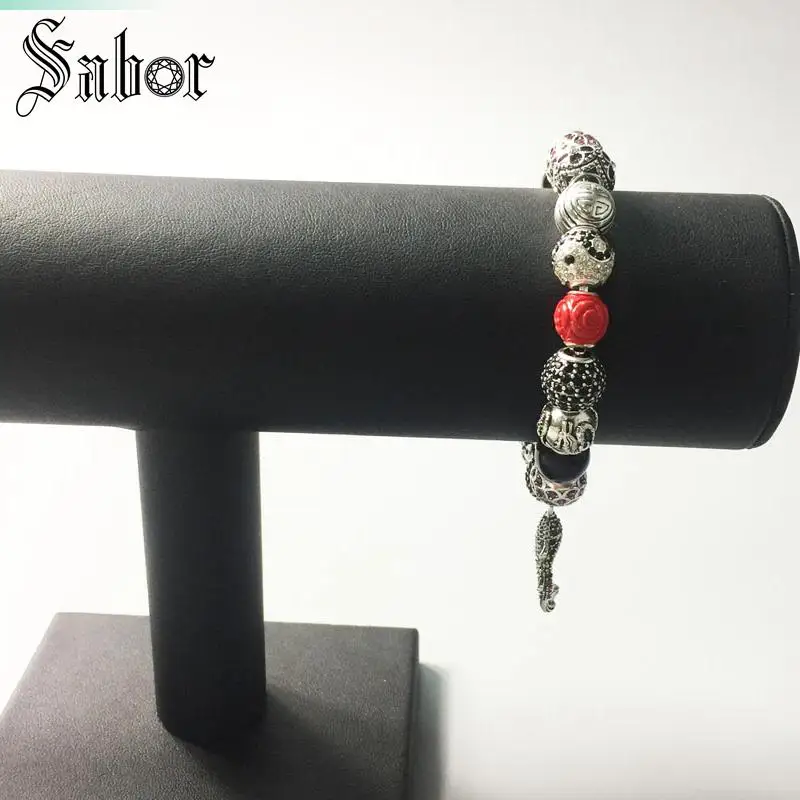 Браслеты из бусин thomas Fish цепочка звеньев серебряный браслет сделай сам в подарок