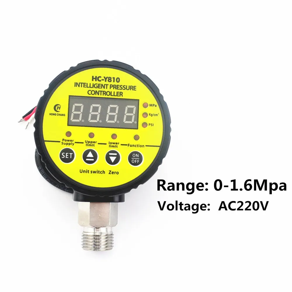 Релейный выход для цифрового манометра 220 В переменного тока 0 МПа|digital pressure