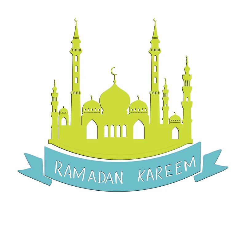 Мусульманский металлический трафарет для резки Рамадан мусульманский