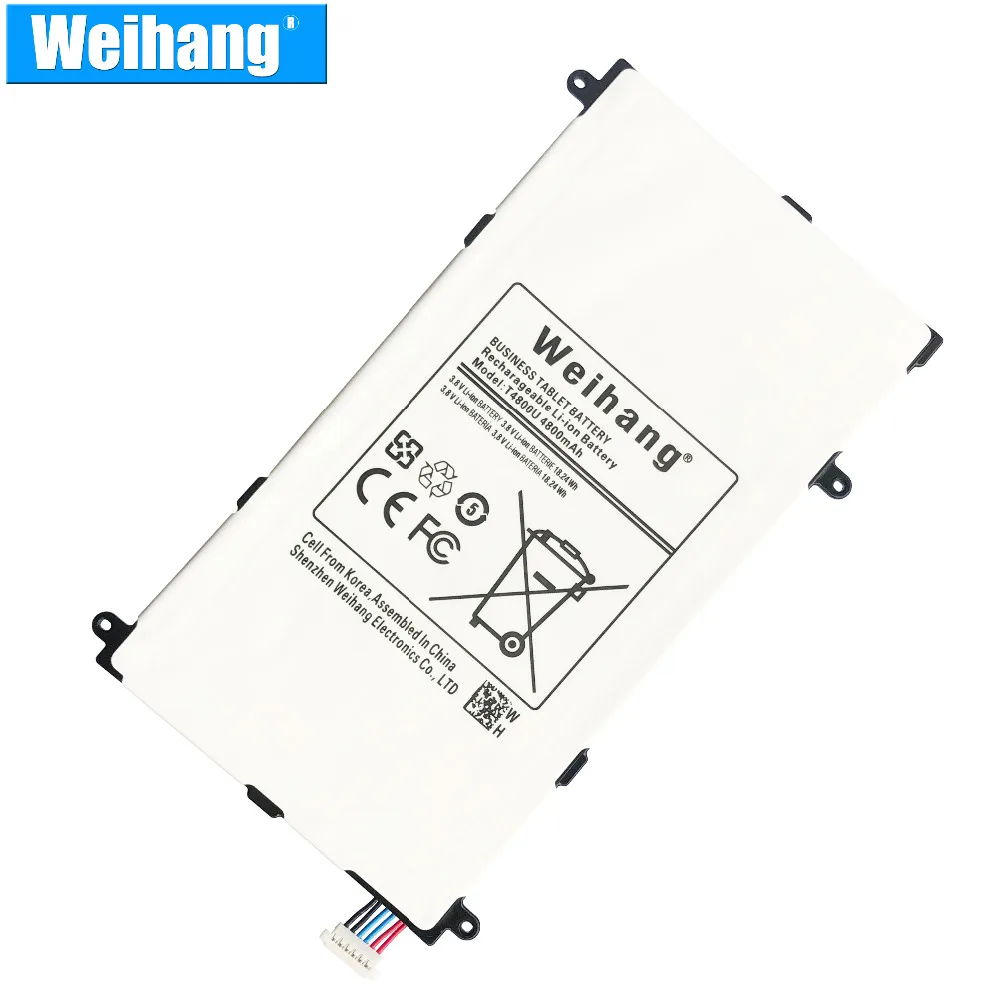 4800mAh Weihang Tablet Battery T4800U T4800E T4800C For Samsung Galaxy Tab Pro 8.4 in SM-T321 T325 T320 | Компьютеры и офис