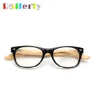 Ralferty винтажные Ретро очки оправа для женщин и мужчин маленькие очки золотые деревянные очки Бамбуковые дужки оптическая оправа 1525
