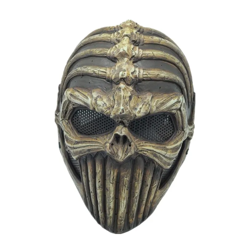 Tactical face dance mask Wire Mesh Kamikaze Spine Tingler Templar Mask hunting clothing protection |