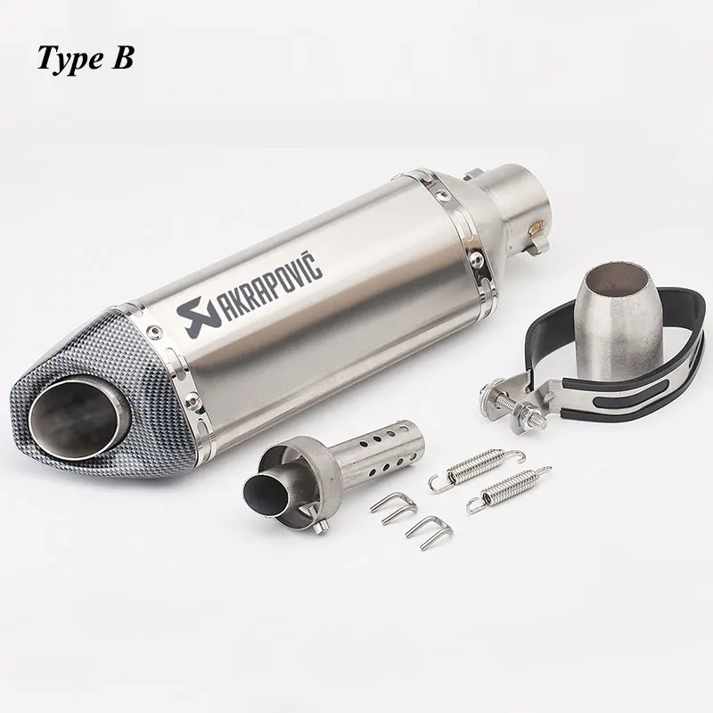 Akrapovic выхлопной мотоцикл Escapamento Para Escape Moto глушитель дБ Killer Pit Dirt Bike для Suzuki gsr 600 750