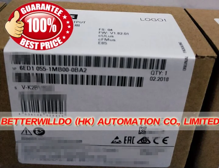 6ED1055 1MB00 0BA2 DM8 12/24R 24 V/12 V/24 V/RELAIS 4 DI/4 DO 6ED10551MB000BA2 6ED1 055 Новый в коробке 1 год