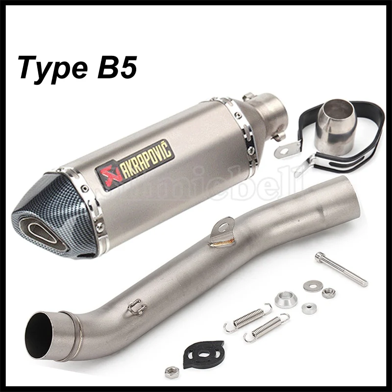 Akrapovic выхлопная труба мотоцикла для Kawasaki Z800 выхлопная 2013- без шнуровки выхлопная труба мото Глушитель со средней соединительной трубой