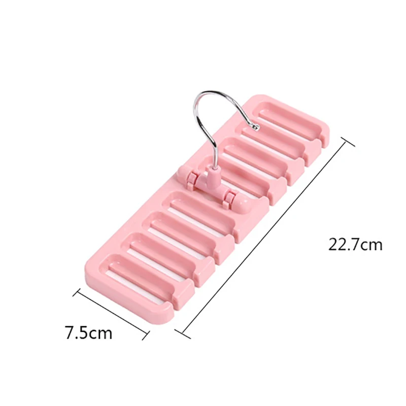 Прочная Пластик хранения стойку галстук пояса шарф Организатор Шкаф Space Saver