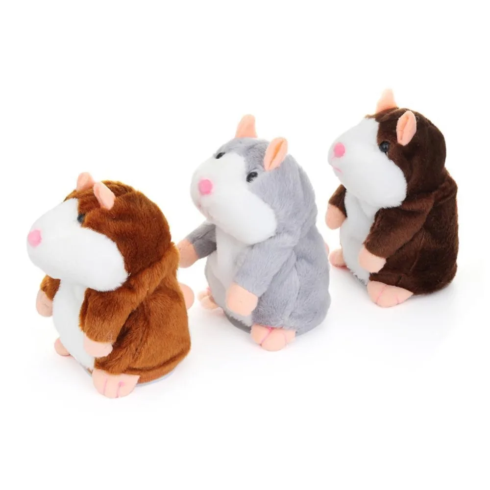 2018 Прямая поставка плюшевый говорящий хомяк домашнее животное супер милая