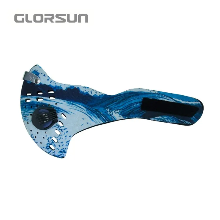 GLORSUN PM2.5 велосипедная маска респиратор с 4 карбоновыми N99 фильтрами модные спортивные пылезащитные маски со ртом для лица - Цвет: 005E047