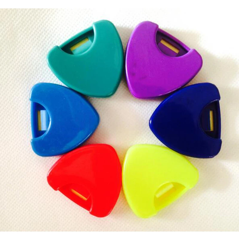 Медиаторы для акустической гитары 1 шт. держатель в форме сердца цветная паста