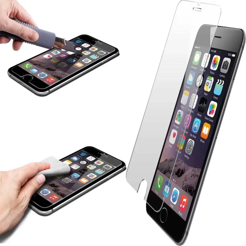 Подлинная закаленное Стекло Экран протектор защита для apple iphone 8 7 Plus x | Мобильные