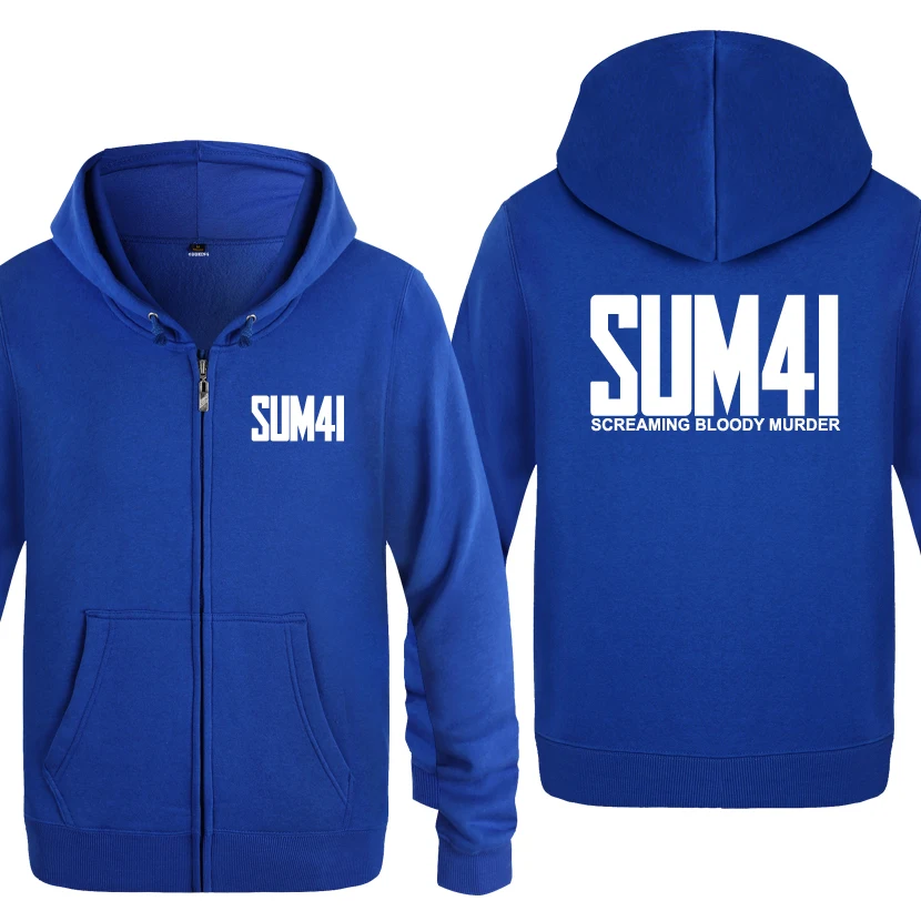SUM41 музыка фестиваль рок толстовки для мужчин 2018 мужские флисовые кардиганы на