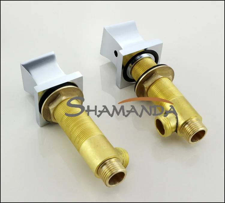 Бесплатная доставка Товары для ванной комнаты смеситель из твердой латуни с