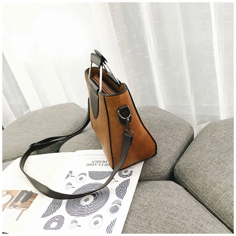 Female Shell Shoulder Bags High Quality PU Leather Women's Handbags 2019 New Brown Sac A Main Ladies Fashion Casual soft Tote | Багаж и