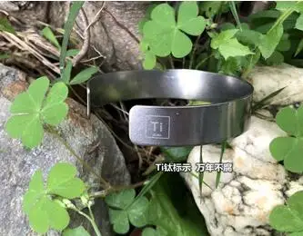 EDC мужские и женские браслеты Титановый стальной лист браслет дизайн