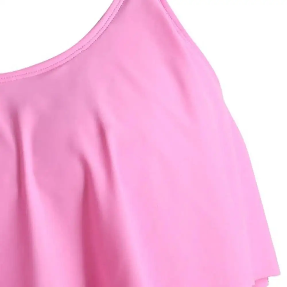 Женский купальный костюм из двух частей пуш ап танкини комплекты размера плюс