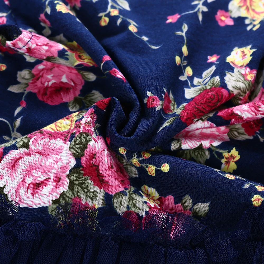 

SOSOCOER Girls Dress Baby Girl Clothes Kids Dresses for Girls Baby Girl Dress Summer Floral Infant Girls Clothes with Headband