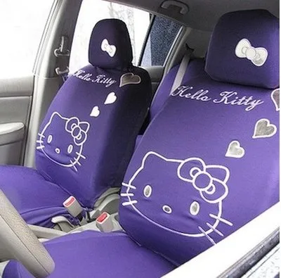 Женский универсальный чехол для автомобильных сидений с рисунком hello kitty девочек