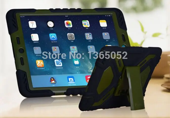 Чехол для iPad mini 4 пластиковый защитный чехол с подставкой и наклейкой - Цвет: 4