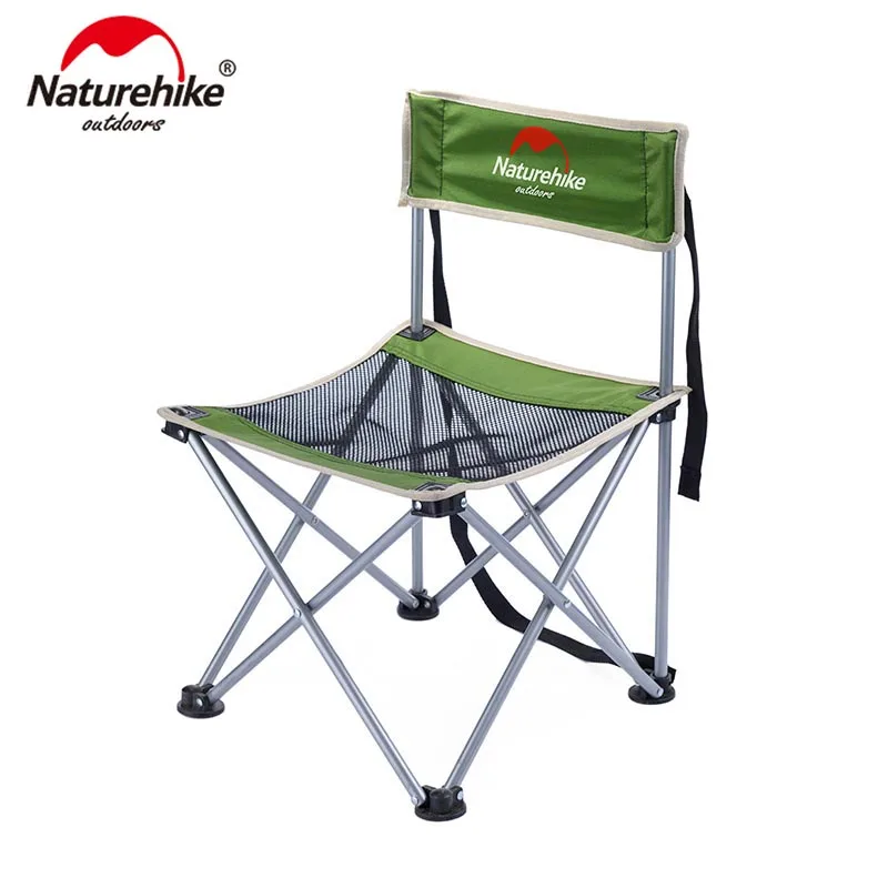 

Naturehike Foldable Camping Chair Portable Outdoor Fishing Beach Chair Small Campstool NH16J001-J