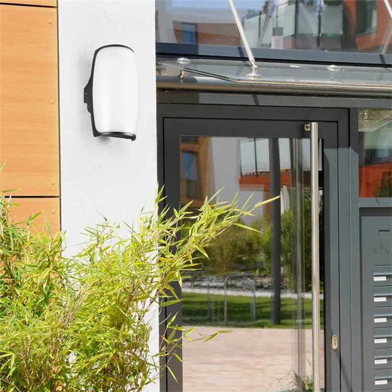 Простая уличная настенная лампа 12 Вт светодиодный светодиодные фонари для