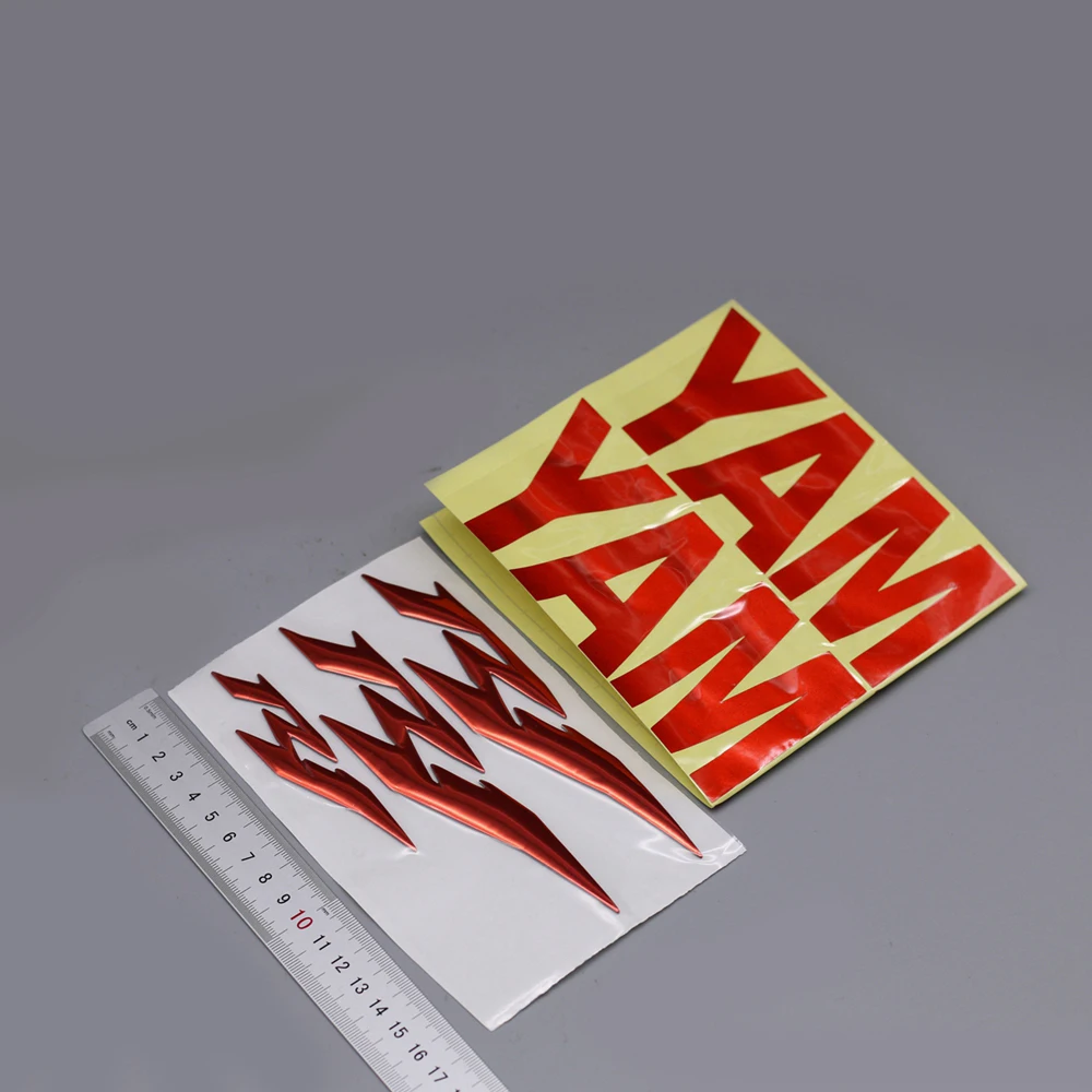 Красные/синие/Золотые/хромированные/черные мотоциклетные 3D хромированные R1 бак