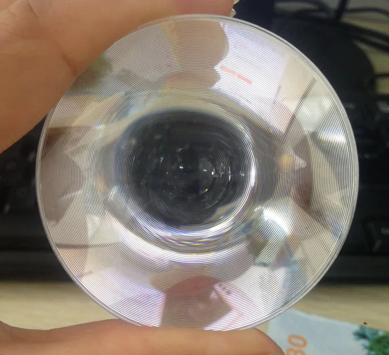 Круглый оптический ПММА пластиковый конденсаторный объектив Френеля диаметром