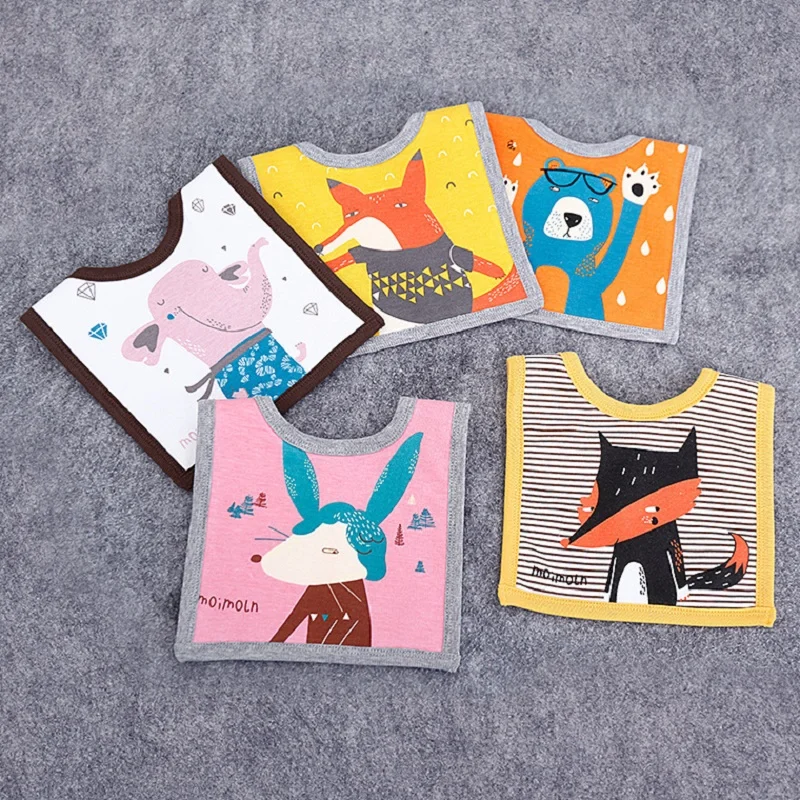 5 стиль лиса медведь слон треугольная животная борфа мультфильм хлопок крутой