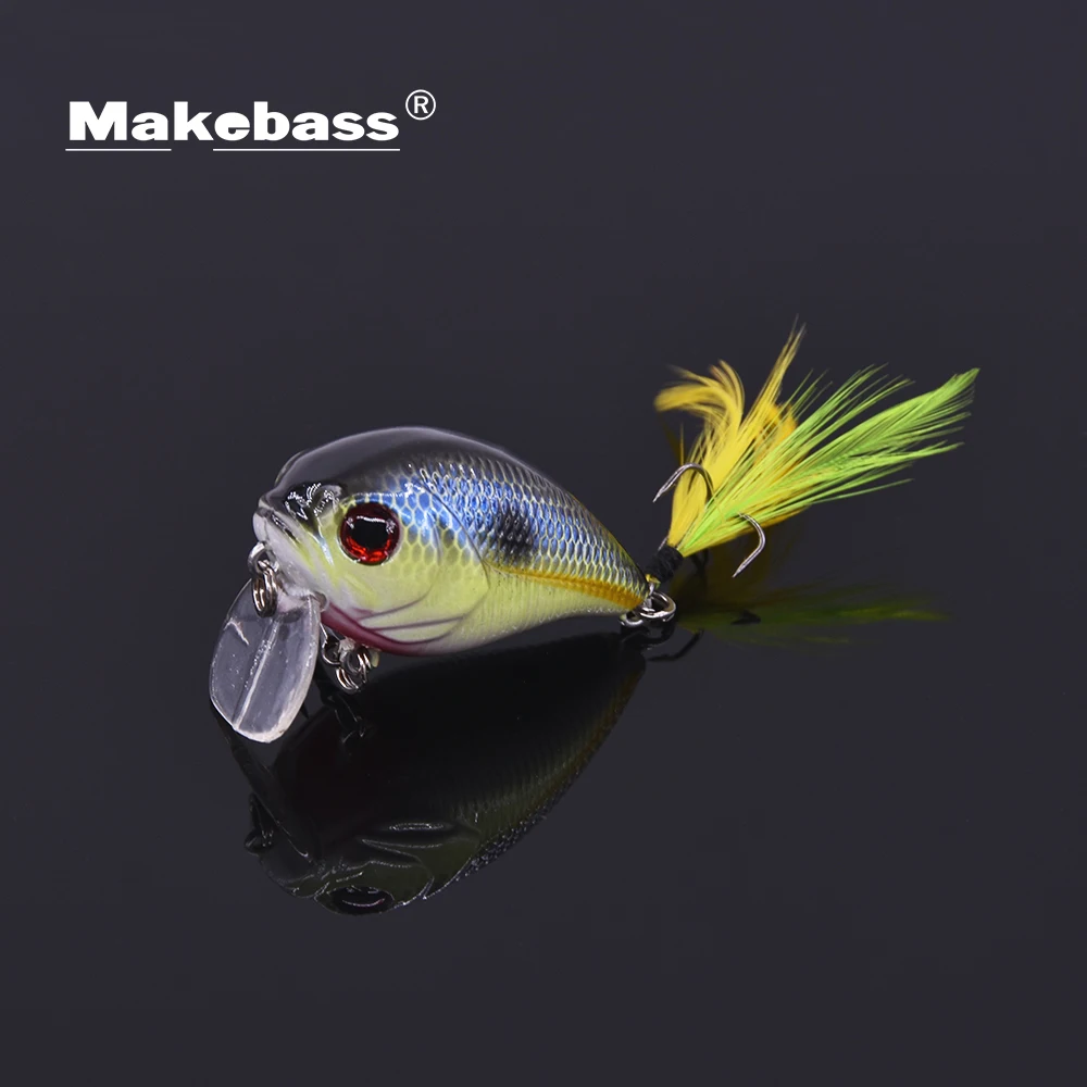 MAKEBASS 1. 6В/0 25 oz небольшой Minnow плавающий приостановка рыболовные приманки набор