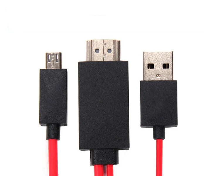 Android hdmi-кабель, адаптер micro usb к HDMI преобразователь ТВЧ-сигналов мобильного телефона AV провода BR01 для samsung Galaxy MHL S 3 4 5 Note 2 3 4