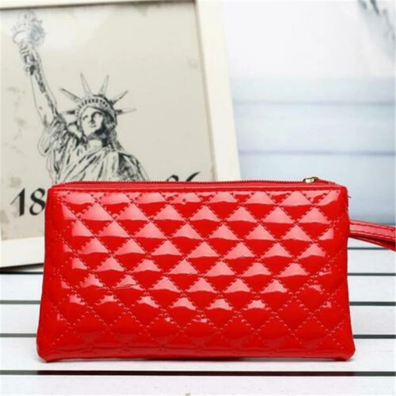 Элегантные женские клатчи на день из искусственной кожи кошелек длинный