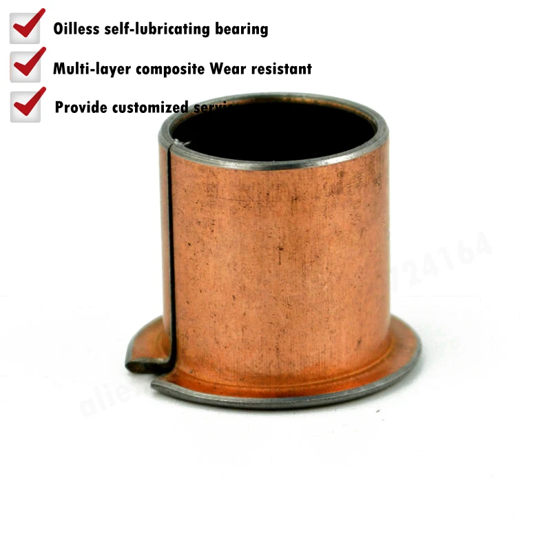 Фланцевая самосмазывающаяся композитная втулка подшипника 18150 18170 18200 18250 20100 20120