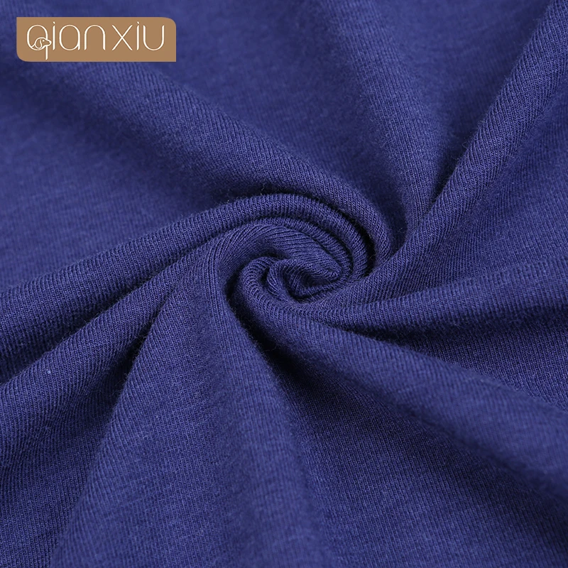 

Qianxiu Cotton Pajama Set for Men Fashion Button Casual Home Wear Cardigan Lounge wear sleep bottoms 1537