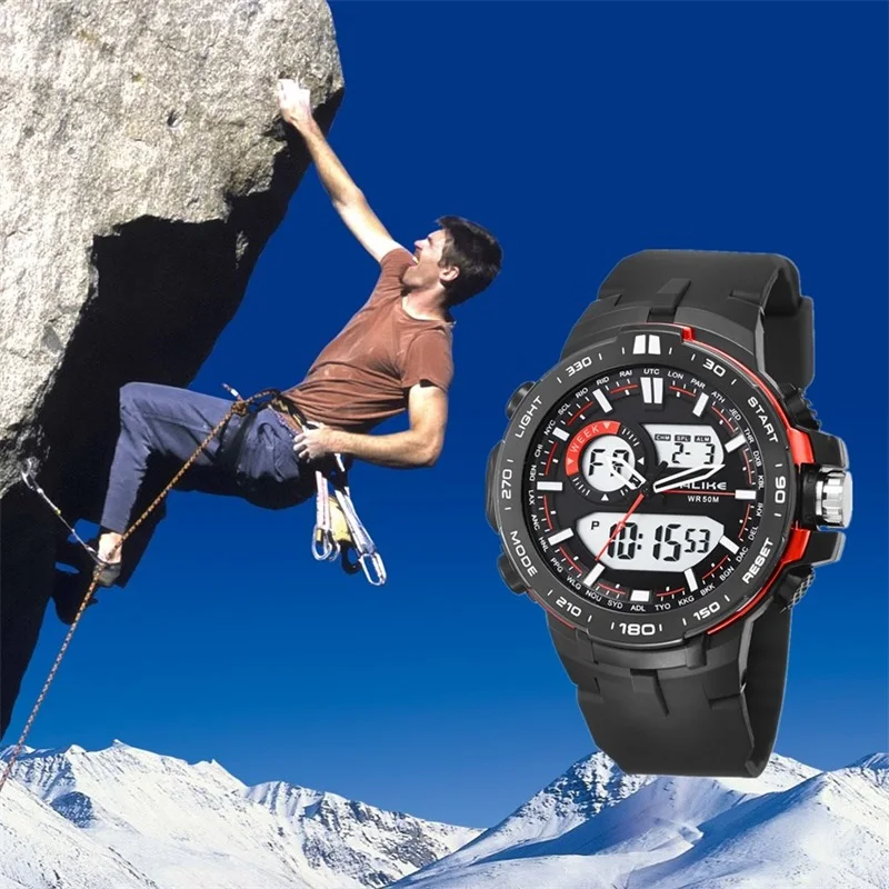 Новые кварцевые часы G Style S Shock мужские военные водонепроницаемые с датой и