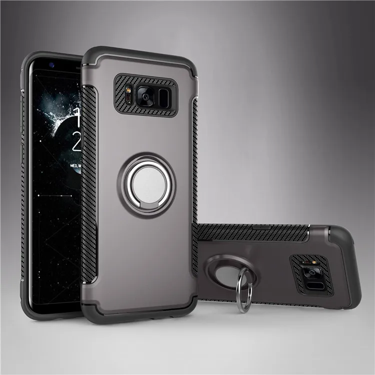 Роскошный бронированный металлический магнитный чехол для iPhone 8 чехлы 6S 7 Plus X SE 5S