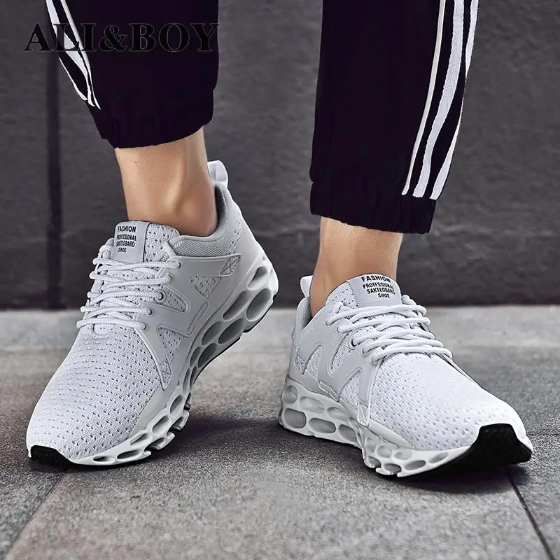 Обувь Мужчина Дышащая Беговая Для Мужчин 2018 Кроссовки Отскок Летний Открытый Спорт Профессиональное Тренировочное Бренд Дизайнер.