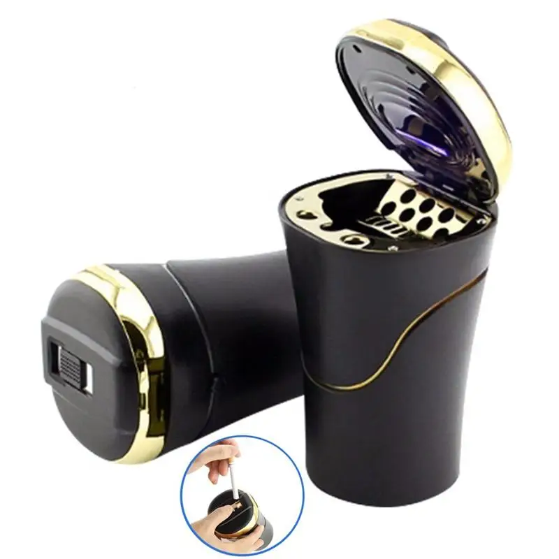 LUOEM автомобильная пепельница Бездымная Авто сигарета со светодиодной подсветкой