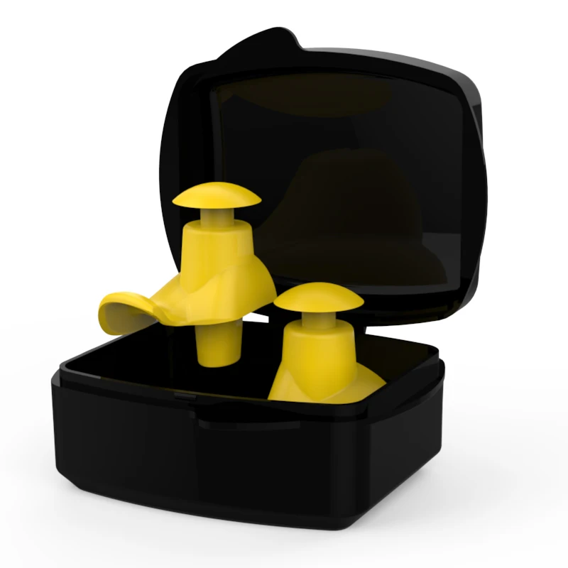 earplug only 1 пара, мягкие беруши, зажим для носа, экологичный силикон, водонепроницаемые, пыленепроницаемые беруши, дайвинг, водные виды спорта, аксессуары для плавания - Цвет: earplug only