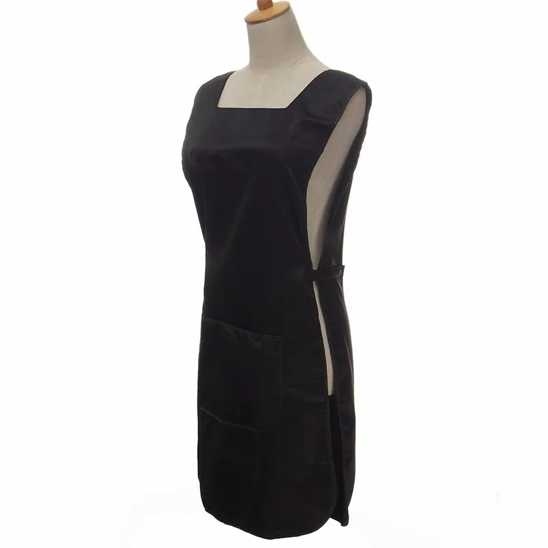 Черный салон парикмахерский фартук для стрижки волос накидка парикмахер стилист