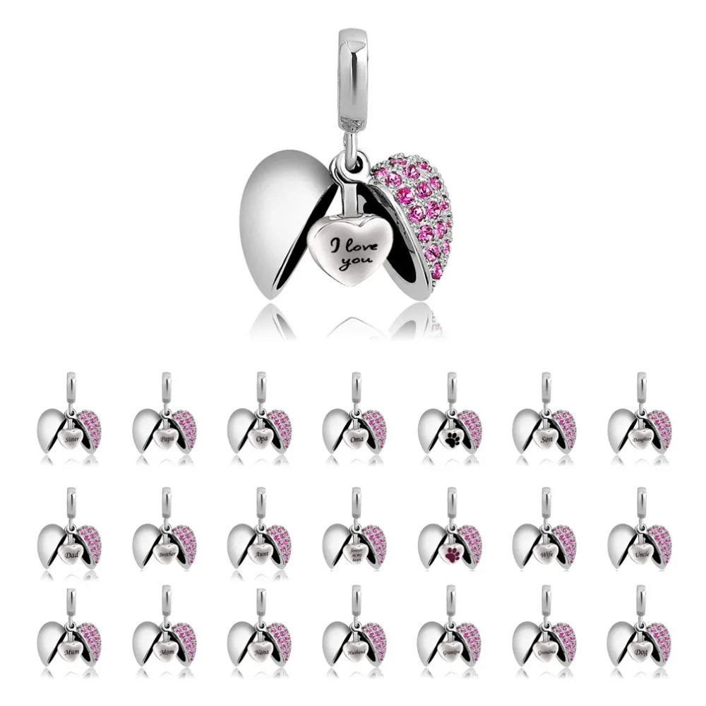 Подвеска с ангельским крылом в виде сердца | Украшения и аксессуары