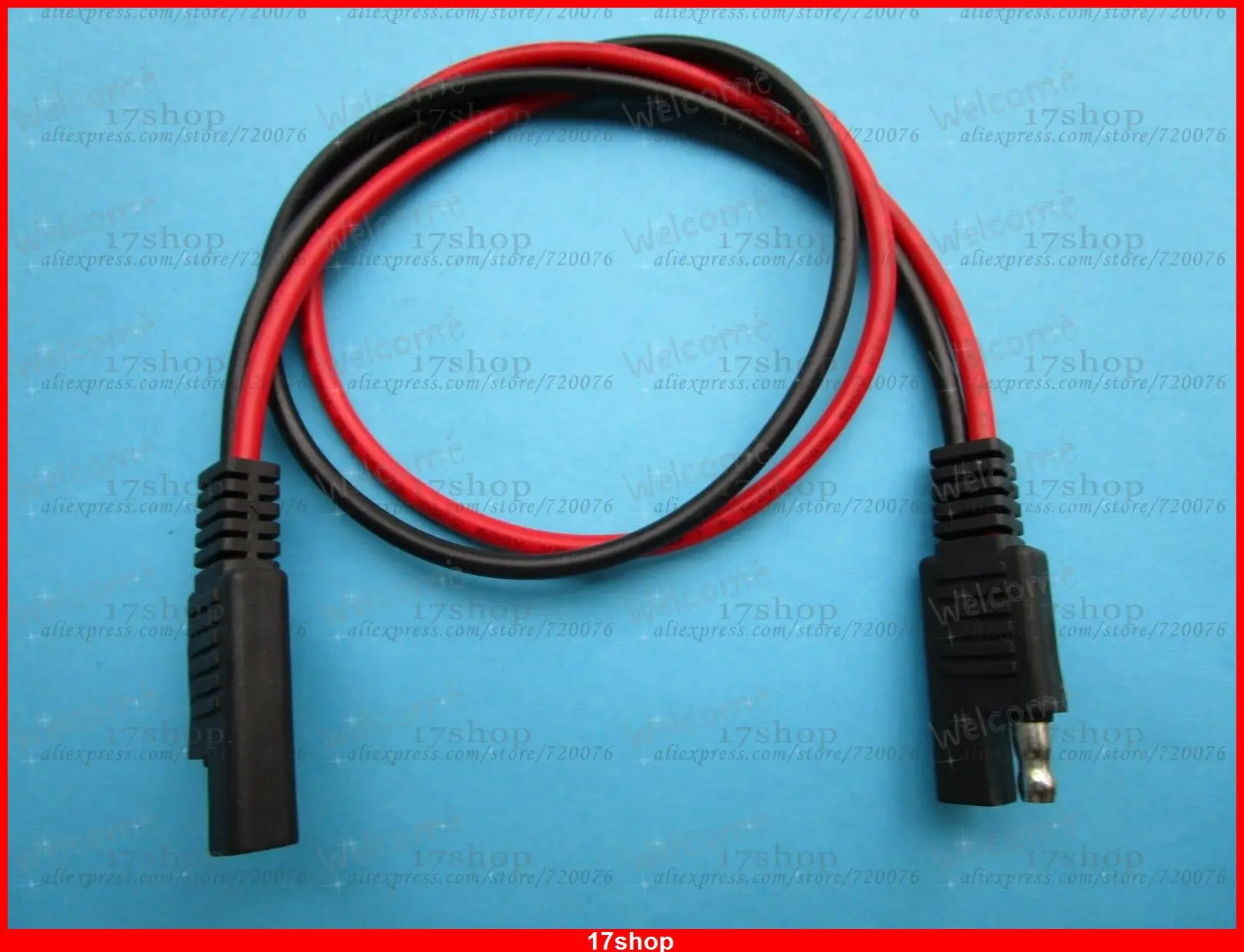 

12 pcs Battery SAE to SAE Connector DC Power Automotive Cable 14AWG 500mm
