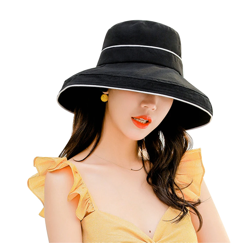 Летняя женская кепка hepbern хлопковая дышащая Кепка с широкими полями Sombrero Sunhat