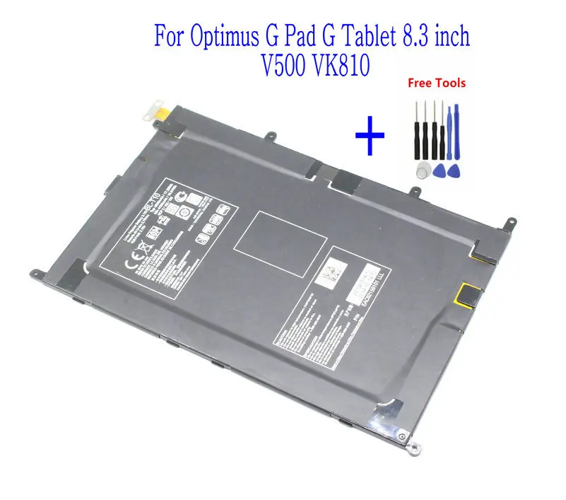1x4600 мАч/17.25Wh 3.75VDC BL-T10 запасная батарея для LG Optimus G Pad планшет 8 3 дюймов V500 VK810 GPad +