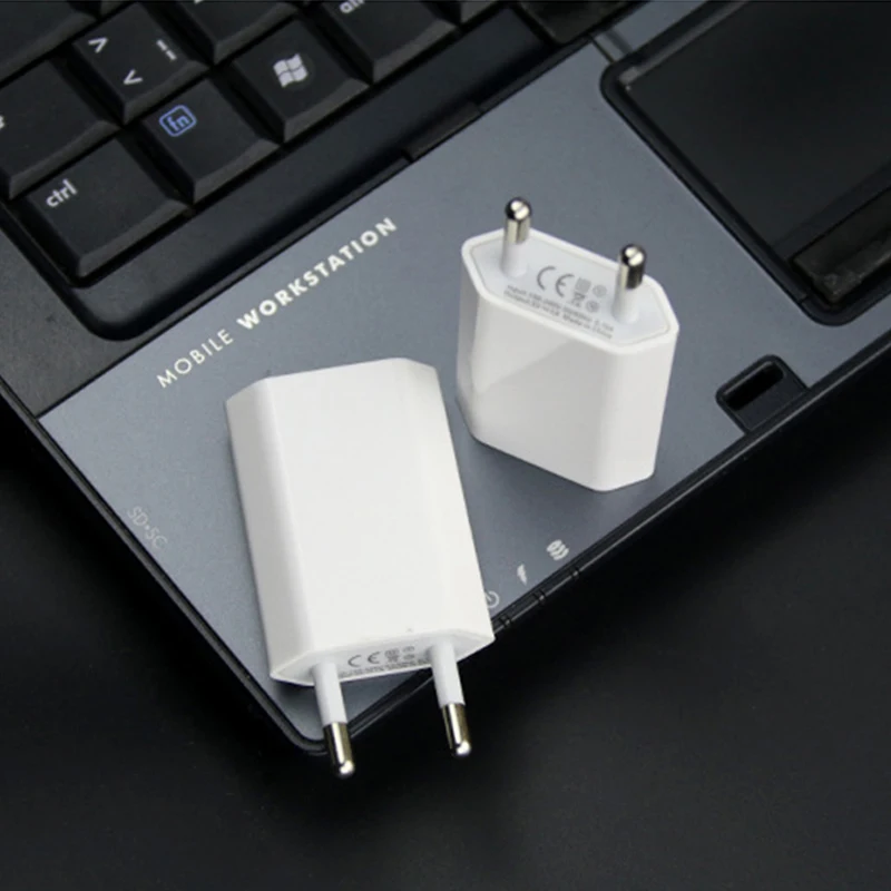 Зарядное устройство USB европейского стандарта 5 в 1 А стандартное зарядное для путешествий