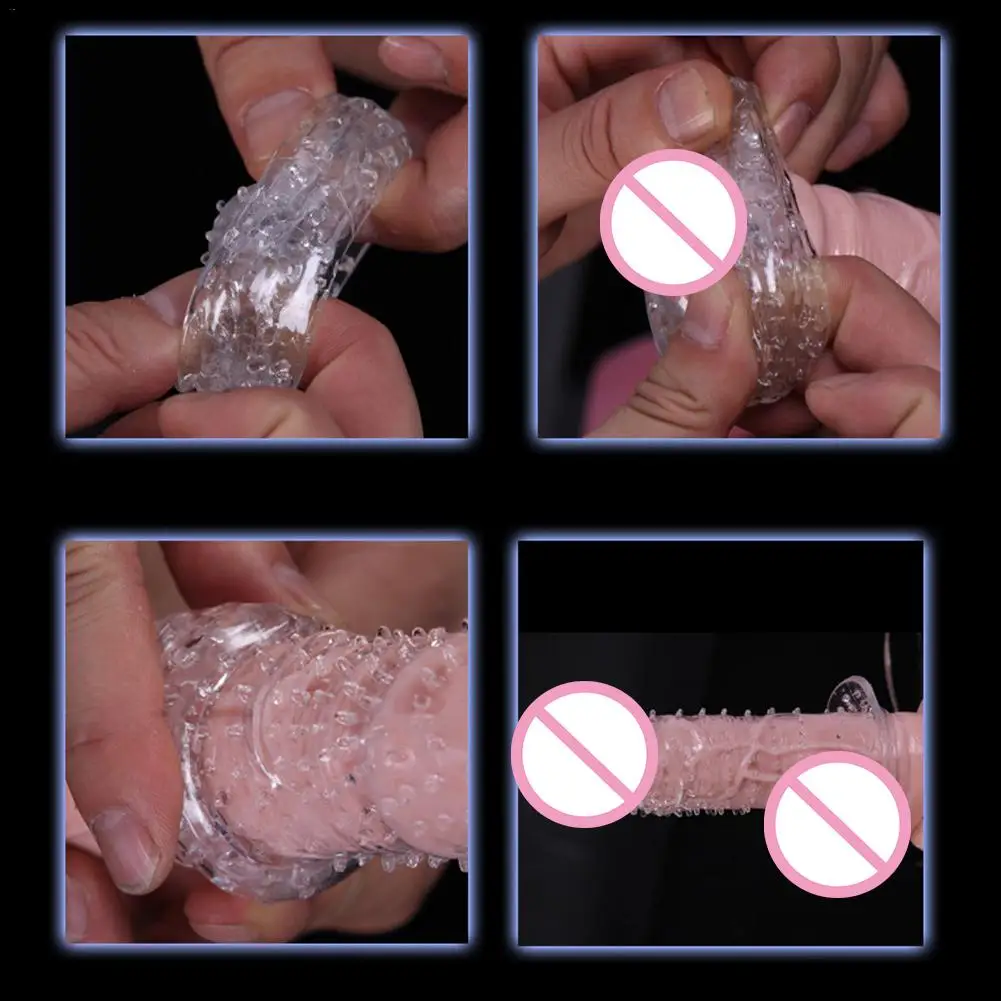 Мужской пенис рукавный презерватив для мужской стимуляции точки G Задержка