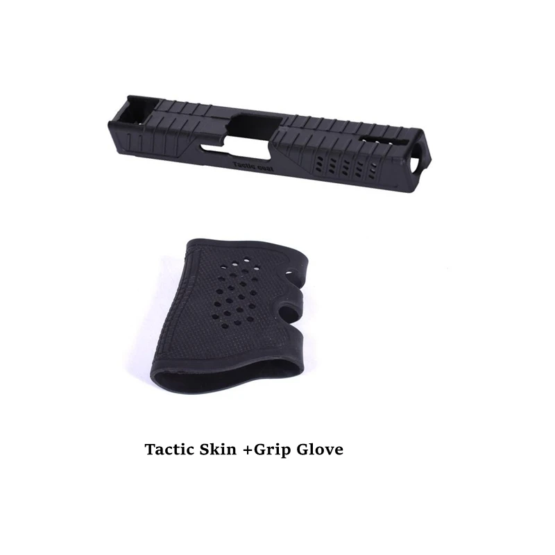 7 Чехол Glock 17 с резиновой рукояткой для охоты и пейнтбола, чехол GLOCK для защиты, полимерный чехол - Цвет: 7